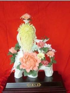 德化瓷塑花卉陶瓷高档礼品艺术精品大师制作如意人生_礼品、工艺品、饰品_世界工厂网中国产品信息库